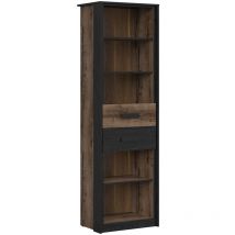 Petits-meubles - Bibliothèque 2 tiroirs Romane Bois