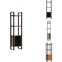 Bibliothèque 45x30x171 cm Bois de récupération solide - Bibliothèque Murale - Bibliothèque Design - Bibliothèque Vintage - Bibliothèque Industrielle