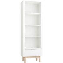 Bibliothèque colonne Pinio Miloo Blanc