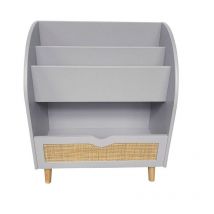 Ostaria - tagère Bois Range Livre Cannage César