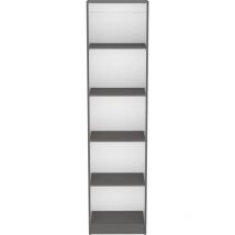 Tuhome Concept - Bibliothèque Home Xs avec étagères à 5 niveaux et design mince