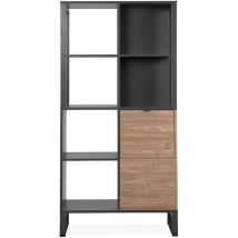 Calicosy - Etagères 2 portes, 4 niches - L83,5 cm