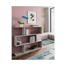 Bibliothèque 110x25x97 cm béton avec trois étagères - Argentera