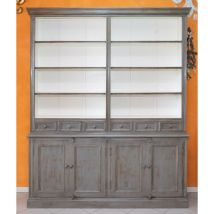 Bibliothèque en bois massif