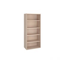 Sans Marque - Bibliothèque haute bois h 182 x l 80 cm chêne clair – Arch - Maxiburo