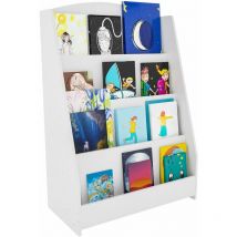 CLP - Bibliothèque pour enfants Melfa avec 4 étagères 60 cm