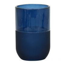 Bicchiere in vetro blu - serie Notte