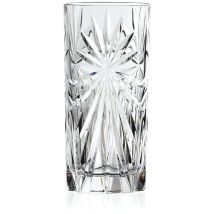 Set Di 6 Bicchieri Bibita "oasis" In Luxion, Servizio Da Tavola Elegante, 100% Made In Italy, Capacit36 Cl