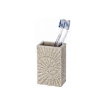 Bicchiere portaspazzolini Fossil beige Wenko