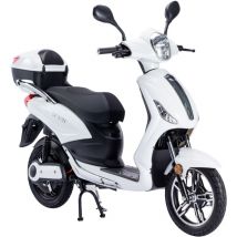 Bicicletta Elettrica Scooter z-tech ZT-09-TC 500W 20Ah 48V Batteria Piombo-Bianco