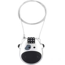Tinor - Bicycle Combination Lock, Compact Cable Lock, 3 Digit Code Lock, Retractable Cable Lock, Scooter Lock, Bicycle Combination Lock, Universal