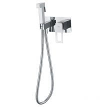 Mice Collection - Mice - Douche hygiénique encastrable - Mitigeur Bide pour wc Encastré - Robinetterie wc - Chrome/Argent BDC032-5