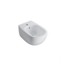 Bidé mural de cerámica 53x35 cm Globo Daily DNS09BI Blanco - Cerámica