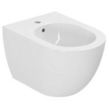 Azzurra - Bidé suspendido de cerámica 36x51 cm blanco brillante Ceramica Comoda