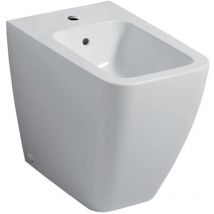 Geberit - Bidet au sol 56x35,5 cm blanc brillant Icon Square