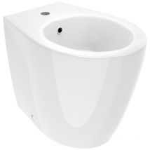 Ponsi - Bidet blanc brillant avec profondeur d'installation au sol 52 cm Ercos Kite bcktelbide Blanc brillant