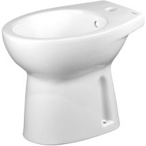 Rubinetteriashop - Bidet-Bodenmontage Bodenablauf 52 x 35 Easy Magic KITEASYM3 weiß