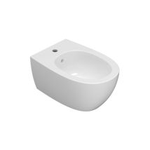 Ceramica Globo - Bidet céramique mural 54x36 cm Globo 4All MDS09BI Blanc - Céramique