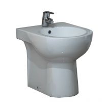 Bidet filo muro Calar ceramica bianca
