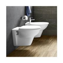 Vitra - Hängendes Bidet aus glänzend weißer Keramik Normus