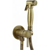Bidet-Set mit Mixer und Dusche in Messingbronze Pollini Acqua Desing D09181203OA Bronze