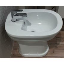 Goman Srl - Bidet 50 cm surélevé alto 3 - Bidet blanc surélevé - Hauteur 49 cm