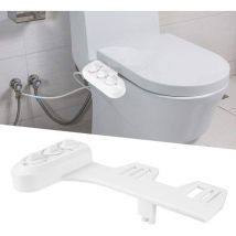 Tonchean - Bidet Toilette wc intelligentes, Bidet réglable à trois boutons, eau chaude et froide, Avec buses doubles autonettoyantes pour le