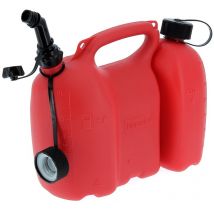 Gt Garden - Bidón doble para gasolina y aceite - 6 y 3 litros