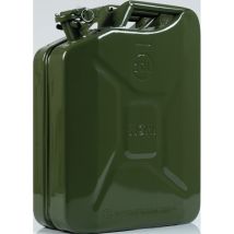 Bidon à carburant 20l vert olive RAL 6003 acierbl.8mm L360xl170xH470mm NOW (Par 4)