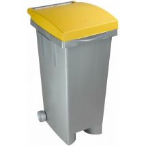 Bidon avec roues pour une collection séparée 80 lt Tata ics Yellow - Yellow