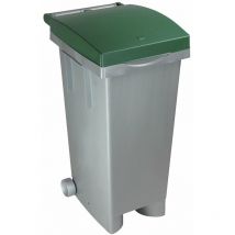 Bidon avec roues pour une collection séparée 80 lt Tata ics Green - Green