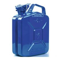 Valpro - Bidon pour carburant 5 l bleu séc. ral 5005 tôle d'acier 0,9 mm L230xl120xH310 mm