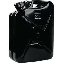 Kraftstoffkanister 20l Schwarz Ral 9005 Stahlbl.0,9mm L345xb165xh470mm Valpro