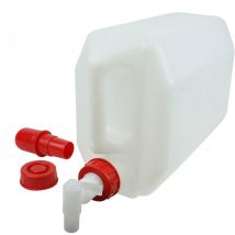 Bidon en plastique (pehd) pour usage alimentaire avec bouchon + robinet - 10L Linxor
