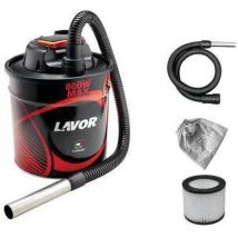 Aspirateur à cendre LAVORWASH – 18 L – 13 kPa – Compact et ergonomique – Tuyau flexible en acier – Lance en métal