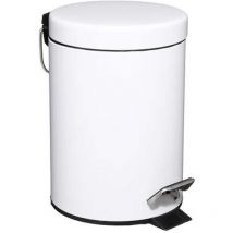 Jja 105612 Trash, Metallo, 3 l, Bianco