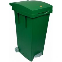 Bidone con ruote e pedale per raccolta differenziata 80Lt Blu ICS - Green