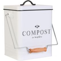 Bidone per compost vintage da 5 litri