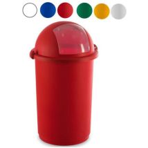 Bidone Push Bianco L 50 5055M – Polietilene a bassa densità – Giganplast