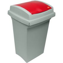 Bidone Recycling 50 litri Verde 43x39x68 cm – Polipropilene – Casetta da esterno – ICS