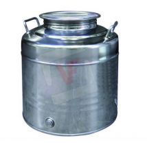 Fusto inox per olio graffato lt.15 - ø mm.310x290h.