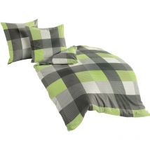 645207 Lenzuola in Cotone, 155 x 220 cm, Colore: Kiwi - Bierbaum