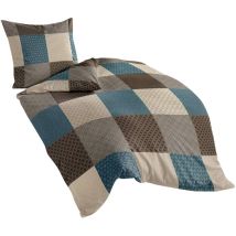 Bierbaum - Biancheria Da Letto 6277 In Pregiato Castoro, Prodotta In Germania, Moka 04, 135 X 200 Cm
