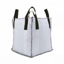 Moncoffrage - Big bag chantier - charge utile 1000 Kg - 80x80x90 cm - 4 sangles