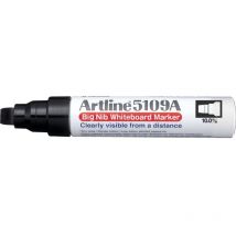 Big Nib Whiteboard Marker Chisel Tip Black - Artline