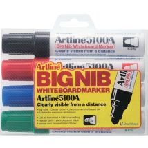 Big Nib Bullet Marker Assorted (Pack-4) - Artline