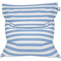 Happers - Big Pouf Toldotex Bleu Ciel pour Extérieur ou lntérieur Unique Bleu Ciel