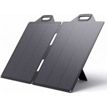 BigBlue 150W Panneaux Solaires Portable ETFE (20,52V/9,23A), Panneau Solaire Pliables avec Béquille, Étanchéité IP68, Chargeur Solaire avec Câble