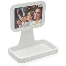Marco de fotos versa s3407123 metal pvc madera mdf (12 x 21,5 x 19,5 cm)