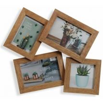 Portafotos versa vs-22130025 múltiple madera (3,2 x 34,2 x 39 cm) (34 x 39 cm)